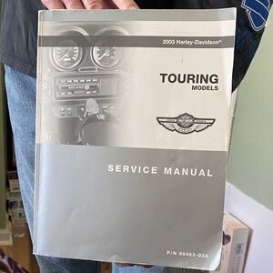 Harley-Davidson Gray and Black Service Manual